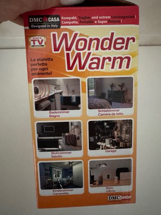 Stufetta Portatile Wonder Warm DMC