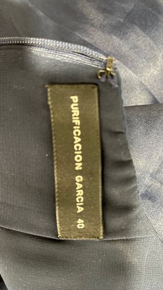 Vestido Purificación García Azul