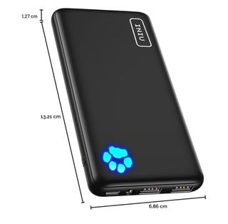 Power Bank INIU 10000mAh con USB C Triplo 3A