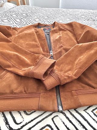 Chaqueta Bomber Ante Redskins Talla L