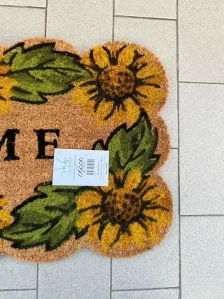 Tappeto zerbino cocco girasoli HOME