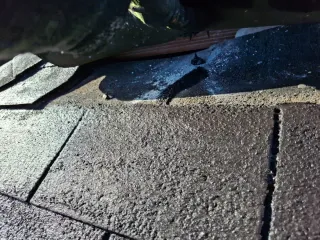 Reparación gotera tela asfaltica