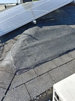 Reparación gotera tela asfaltica