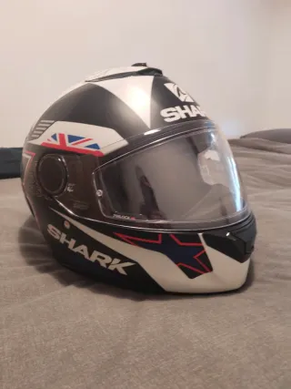 Casco de moto,con visor solar réplica