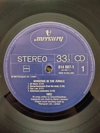 Vinilo LP 10cc - Windows in the Jungle
