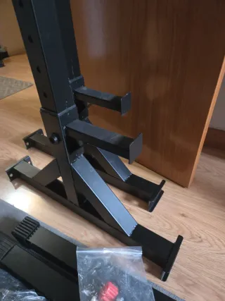 Soporte para barra de pesas nuevo