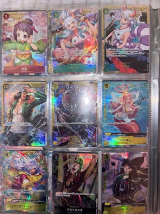 Carte One Piece - Set di 9 carte