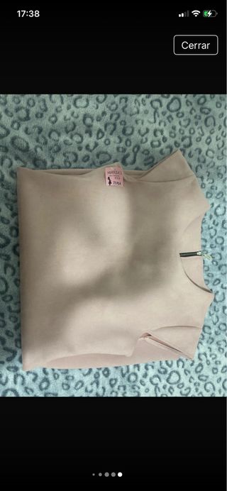 Vestido ante rosa palo Talla S