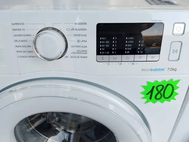 Lavadora Samsung 7kg 1400rpm