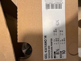 Asics Gel Kayano 14 Plata/Blanco