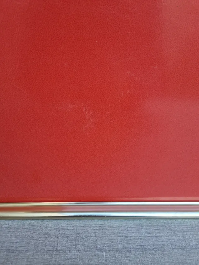 Vassoio Formica Rosso Vintage Bandeja tray