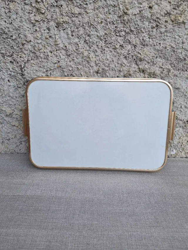 Vassoio Formica Rosso Vintage Bandeja tray