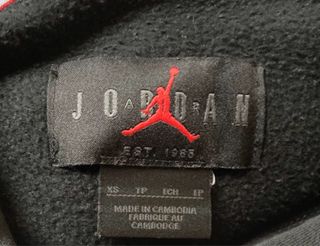 Sudadera Jordan Negra Talla S