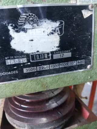 Taladro-torno Hedisa TD17 R