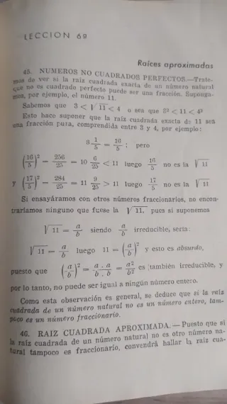 Libro matemáticas bachillerato 1938