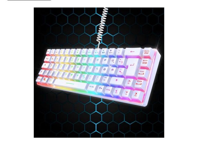 Teclado Gaming Compacto con Cable