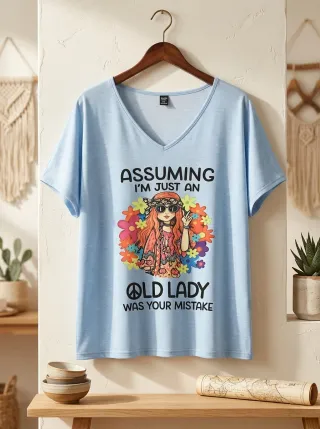 Camiseta Old Lady Mujer