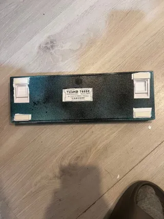 Teclado Mecánico Gaming Verde y Blanco