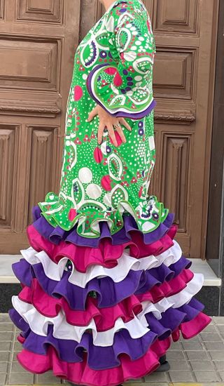 Traje de Flamenca Talla 50-54 Elástico