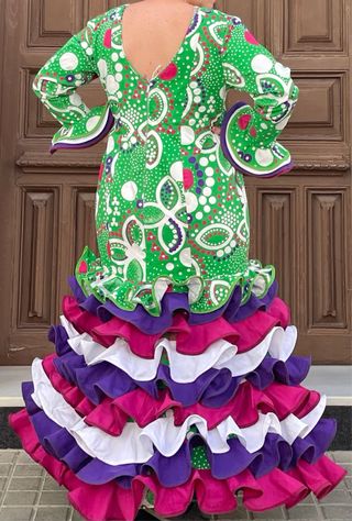 Traje de Flamenca Talla 50-54 Elástico