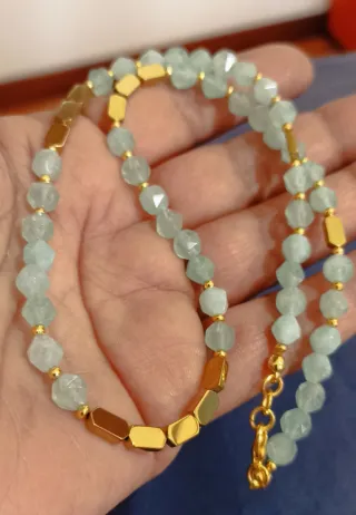 Collana Avventurina ematite