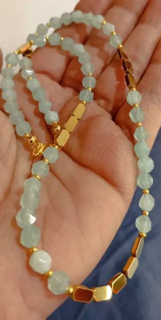 Collana Avventurina ematite