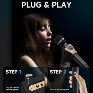 Micrófonos Inalámbricos con Receptor