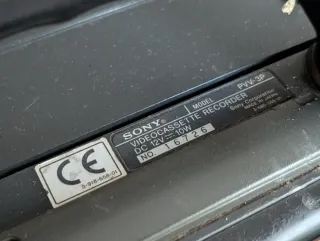 Sony Betacam SP profesional con VTR PVV-3P (12V).