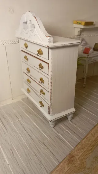 Cassettiera Provenzale Miniatura 1:12