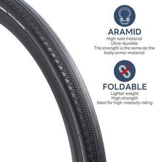 2 Neumáticos YunSCM 700x23C 60TPI Plegables