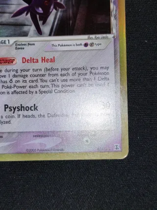 Pokémon Card Espeon Delta Species 4/113 Holo Eng