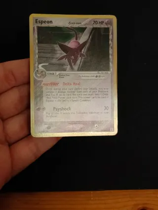Pokémon Card Espeon Delta Species 4/113 Holo Eng