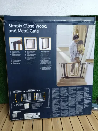 Barrera Seguridad Madera y Metal Safety 1st