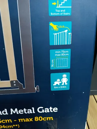 Barrera Seguridad Madera y Metal Safety 1st