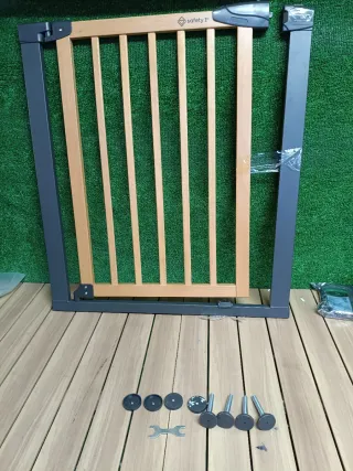 Barrera Seguridad Madera y Metal Safety 1st