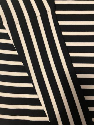 Jersey mujer XS rayas blanco/negro AdolfoDomínguez