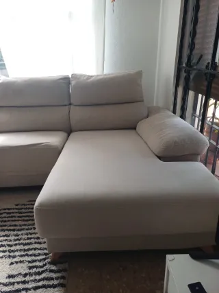 Sofá chaise longue esquinero con almacenaje Banak