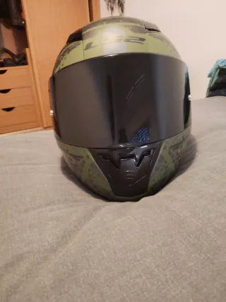 Casco Moto LS2, rapid, ll con pantalla de día y pa