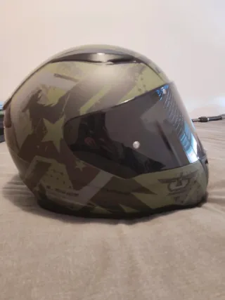 Casco Moto LS2, rapid, ll con pantalla de día y pa