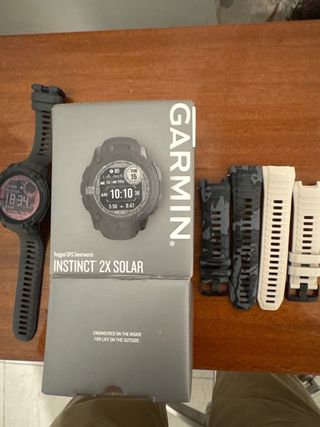 Garmin Instinct 2X Solar Gris/Blanco