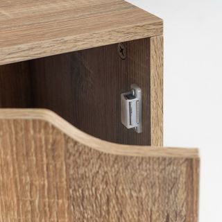 Estantería 1 cajón y hueco madera