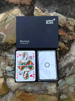 Baralhos de Cartas Montblanc de Jogo Novas Caixa