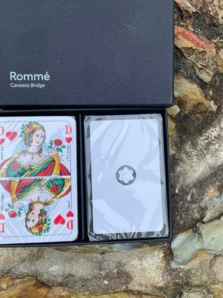 Baralhos de Cartas Montblanc de Jogo Novas Caixa
