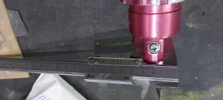 Amortiguador Pit Bike 125cc 4T Rojo/Plata.