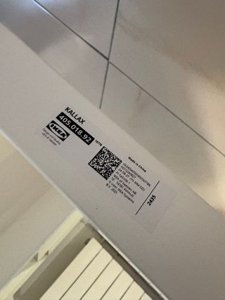 Soporte Kallax metálico blanco