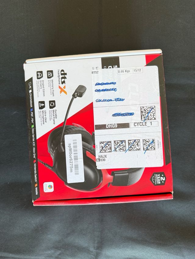 Auriculares Gaming HyperX Cableados