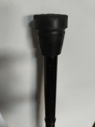 Bastón ajustable negro