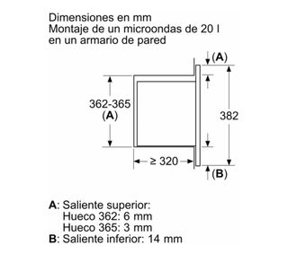 Microondas Balay Acero Inoxidable