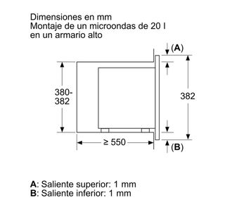 Microondas Balay Acero Inoxidable