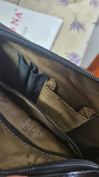 Bandolera piel auténtica Hexagona NUEVA